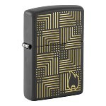 ZIPPO schwarz matt Zippo Linien 60007352