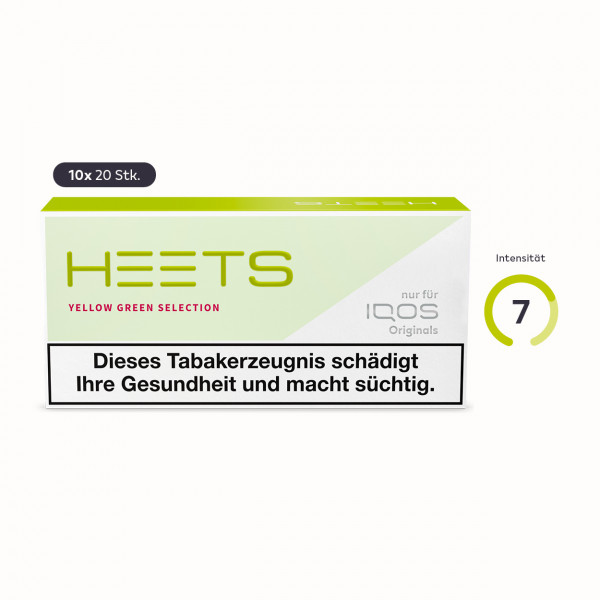 10 Schachteln HEETS Yellow Green Selection