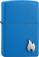 ZIPPO Sky blue Emblem "Zippo Flamme" 2007968