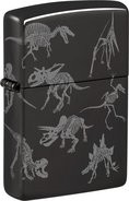 ZIPPO Ebony gelasert "Dinosaur Skeletons" 60007083