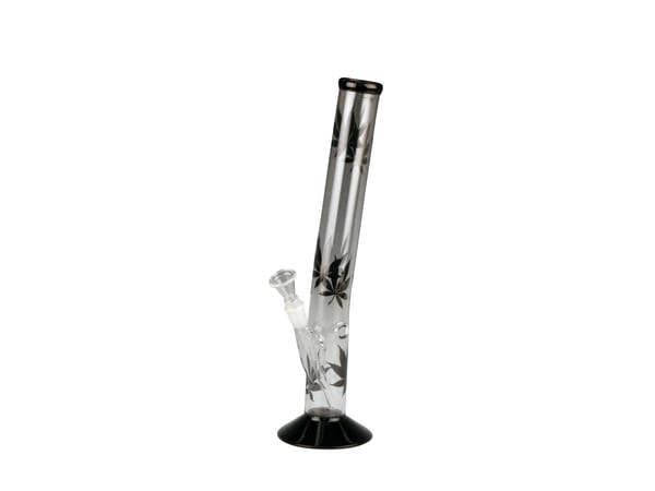 Bong Glas "Multi Leaf", H 35cm, 40mm, S 14,5mm