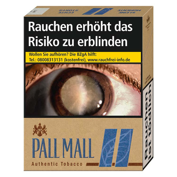 Pall Mall Zigaretten Authentic Blue XXL