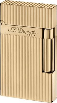 DUPONT Ligne2 vergoldet Laengsgestreift 016827 Sz