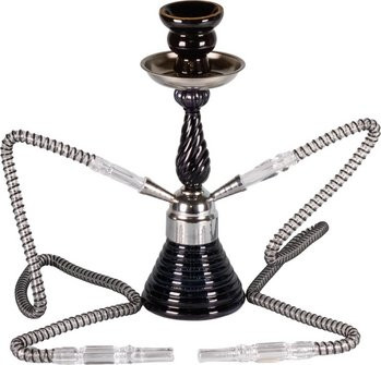 Shisha "Doha" schwarz 2er/30cm