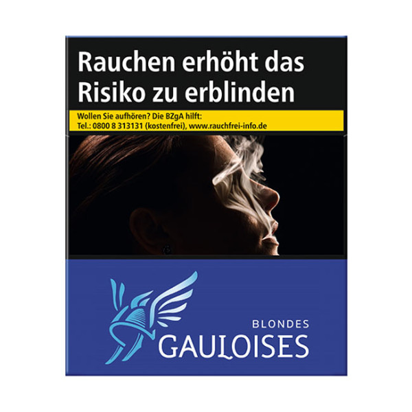 Gauloises Zigaretten Blondes blau