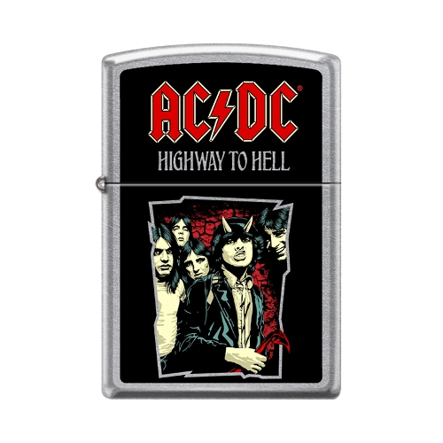 ZIPPO Street chrom AC/DC Highway to Hell 60004724 Online Kaufen