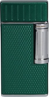 COLIBRI Feuerzeug "Julius II" gruen/chrom Sz