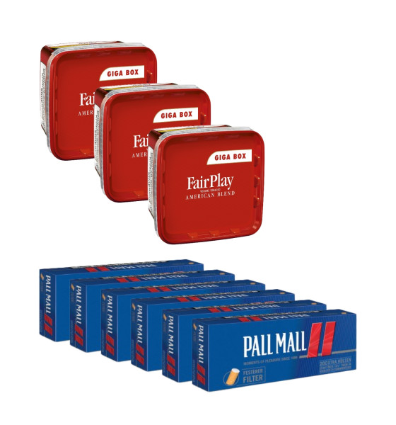 3x FairPlay Maxi Box + 6x PM Rot Hülsen