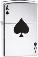 ZIPPO chrom poliert color "Lucky Ace" 60001570