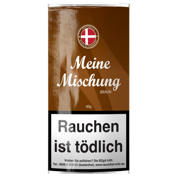 Pfeifentabak Meine Mischung Braun 40 Gramm