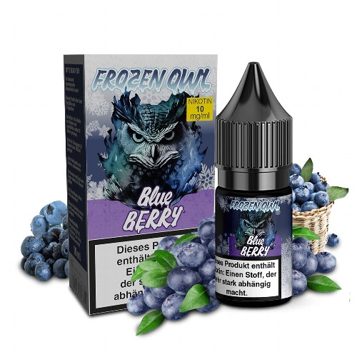 E-Liquid Nikotinsalz FROZEN OWL Blueberry 10mg