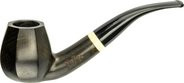 Pfeife"Mr.Pipe" Redwood dunkelbraun pol. 9mm, weisser Ring