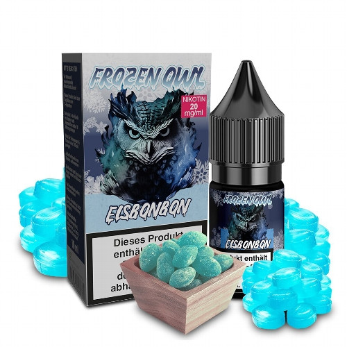 E-Liquid Nikotinsalz FROZEN OWL Eisbonbon 20mg