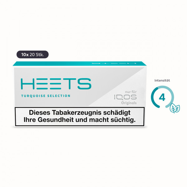 10 Schachteln HEETS Turquoise Selection