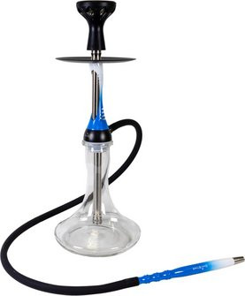 SHISTAR Shisha "Bagdad" blau/weiss 1er/57cm