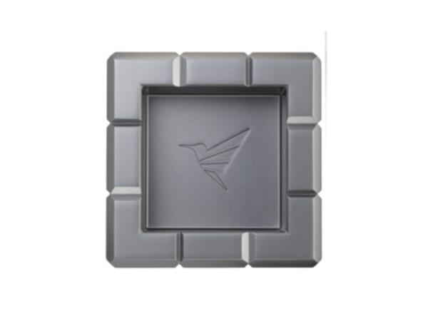 COLIBRI Zigarrenascher Met."Heritage Cube" anthrazit 4 Abl.