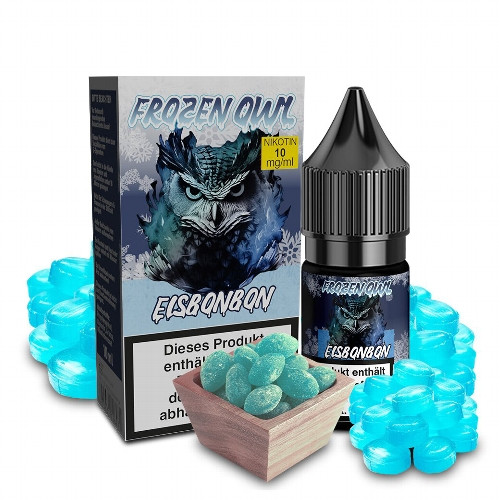 E-Liquid Nikotinsalz FROZEN OWL Eisbonbon 10mg