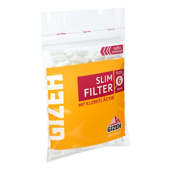 Zigarettenfilter Gizeh Slim 1 Beutel à 120 Filter Online Kaufen