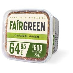 FAIRGREEN VOLUME TOBACCO 64,95 BOX 270 Gramm