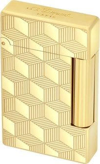 DUPONT "Initial" Quadrate goldfarben 020841 Sz