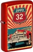 ZIPPO Metallic Red color "Garage Zippo 32" 60007032