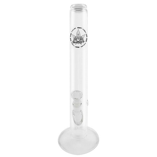 Bong Glas GHODT klar Smokestack 45 cm Schliff 18,8 mm