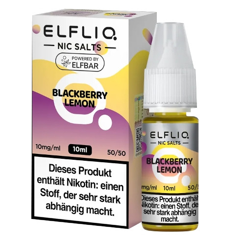 E-Liquid Nikotinsalz ELFBAR Elfliq Blackberry Lemon 10mg