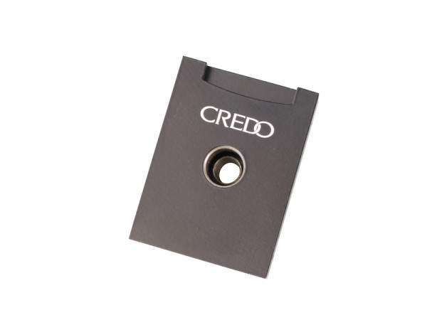 CREDO Zigarren Rundcutter eckig Aluminium 3-in-1 schwarz