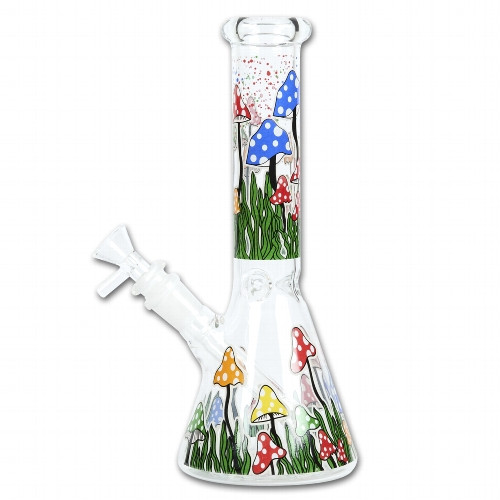 Bong Glas ATOMIC Mushroom Design 26 cm