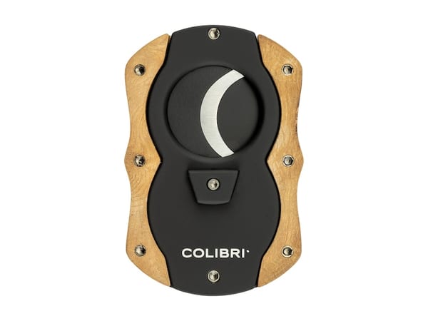 COLIBRI Zigarrenabschneider "Cut-Wood" hellbraun 22mm