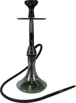 SHISTAR Shisha "Amman" rauchfarben/schwarz 1er/59cm