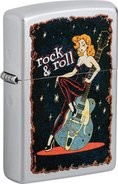 ZIPPO satin finish color "Cool Chick Rock & Roll" 60006971