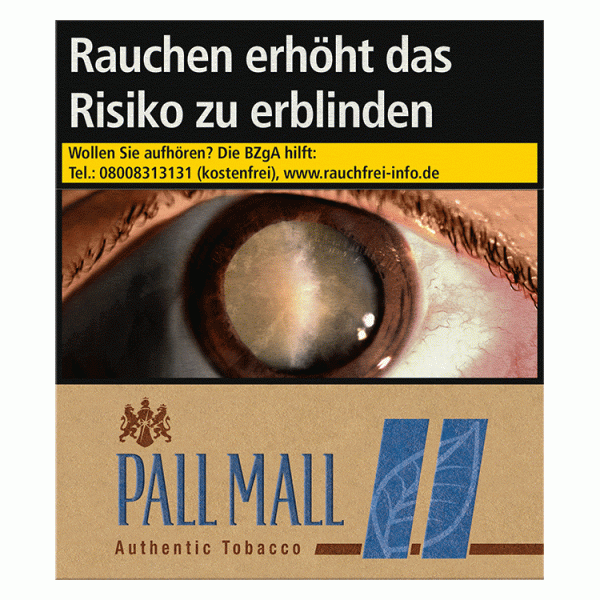 Pall Mall Zigaretten Authentic Blue 10 €