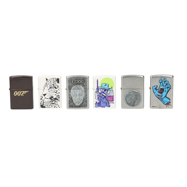 ZIPPO Set Mix 2 mit 6 Zippos