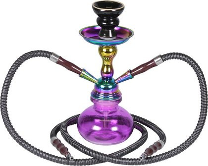 Shisha "Sinai/Rainbow" lila 2er/25cm