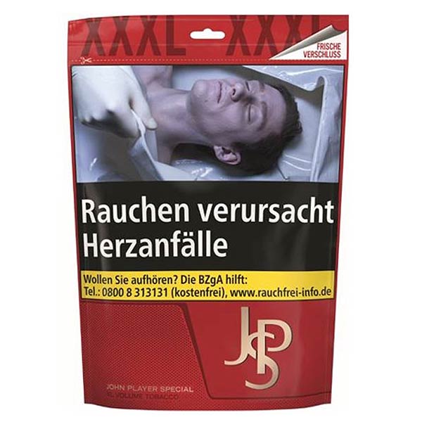 JPS Red Zigarettentabak Volumen XXL 100 G | TABAK-BÖRSE24.de