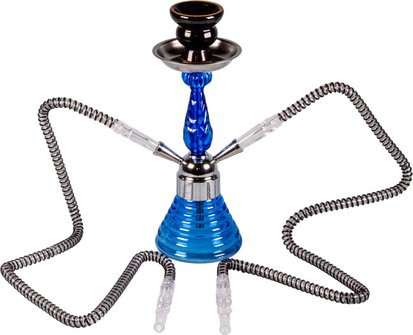 Shisha "Doha" blau 2er/30cm